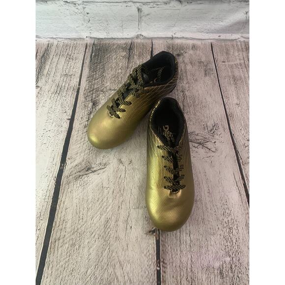DSG Unisex Kids Ocala Gold/Black Soccer Cleats / Size: C13 - Picture 1 of 10